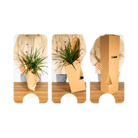 Jardinière respectueuse des animaux - 4 pièces - Ø12cm - ↕20-40cm Everspring