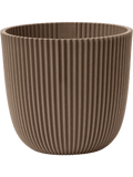 Pot Capi Nature Groove en taupe chaud - D25 cm - GREEN OASIS - SHOP