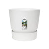 Pot Elho greenville rond 30 cm blanc - D30cm Everspring