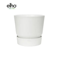 Pot Elho Greenville Rond Blanc - D18 x H17 - GREEN OASIS - SHOP Plantes vertes originales livrées à votre domicile
