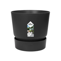 Pot Elho Greenville Rond Noir - D18 x H17 - GREEN OASIS - SHOP