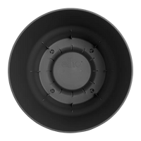 Pot Elho Greenville Rond Noir - D24 x H23 - GREEN OASIS - SHOP Plantes vertes originales livrées à votre domicile