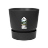 Pot Elho Greenville Rond Noir - D30 x H28 - GREEN OASIS - SHOP