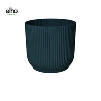 Pot Elho Vibes Fold Rond Bleu - D25 x H23 - GREEN OASIS - SHOP